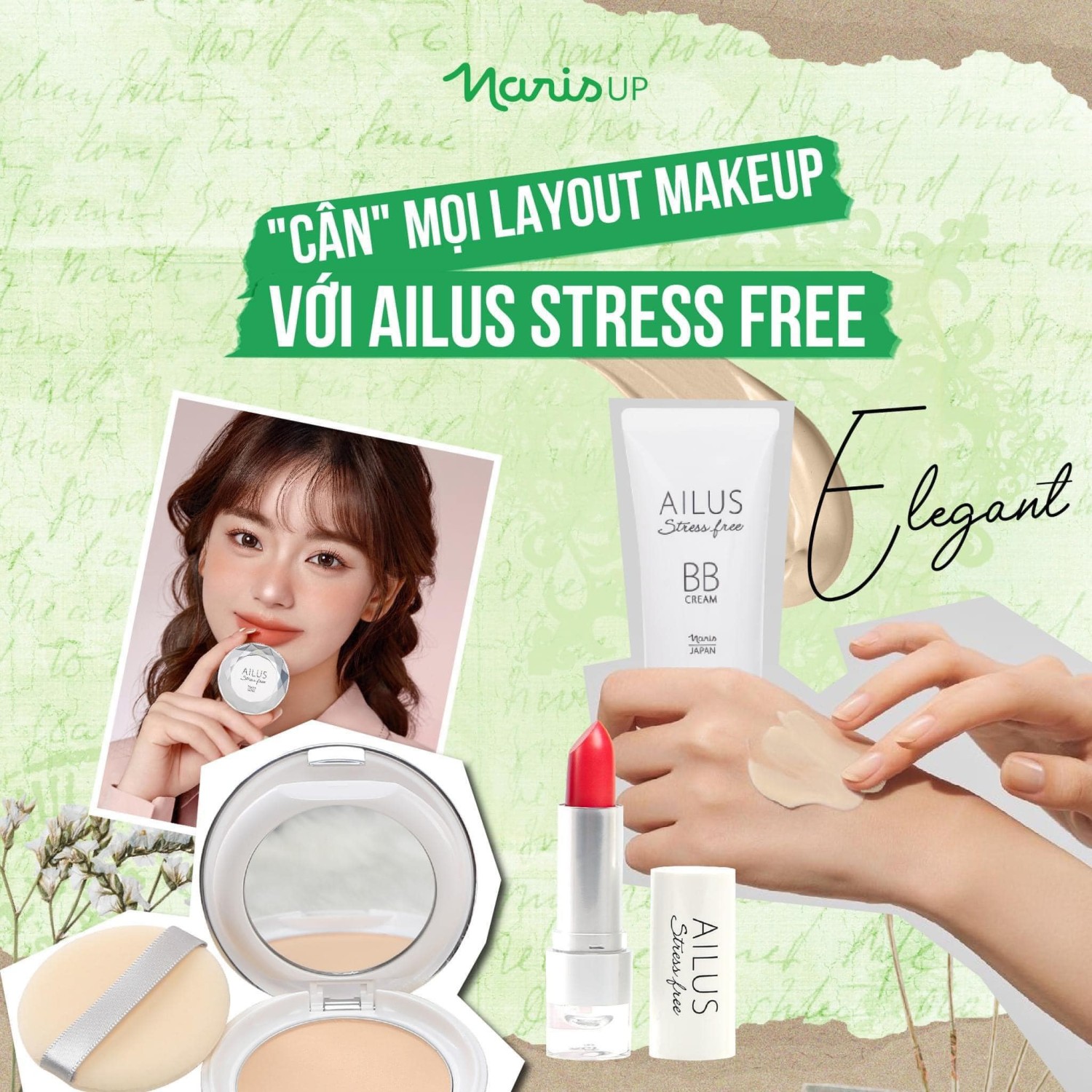 GIÚP NÀNG “CÂN” MỌI LAYOUT MAKEUP VỚI AILUS STRESS FREE